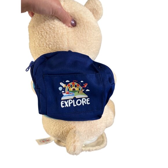 Spark Create Imagine Musical Light-Up Tan Bear Explore Backpack 14 Plush tested - Picture 5 of 12